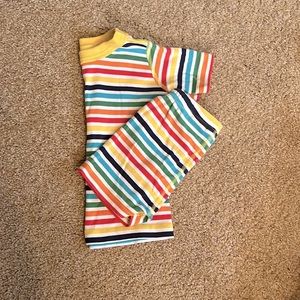 Size 3 rainbow Hanna Andersson short PJs